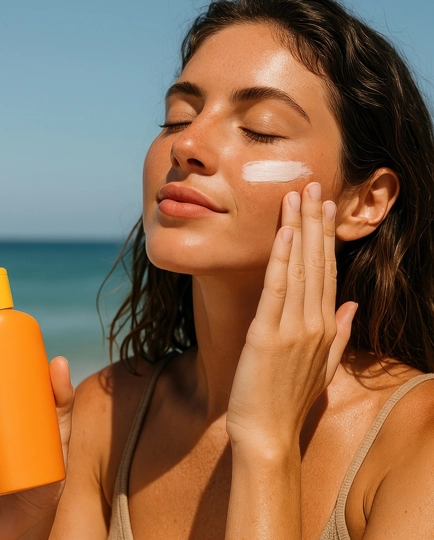 Schermo solare protettivo